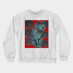 Good Cat Red Crewneck Sweatshirt